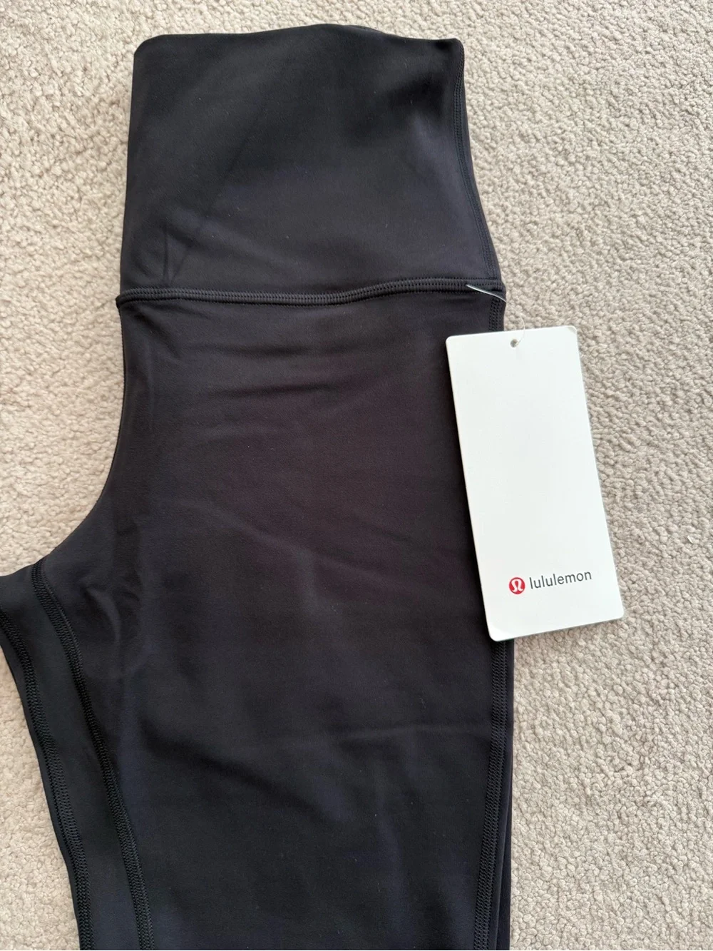 NWT! Lululemon Align High-Rise Mini-Flare Pant Short Black Size 8